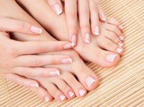 Unhas saudables despois do tratamento con fungos